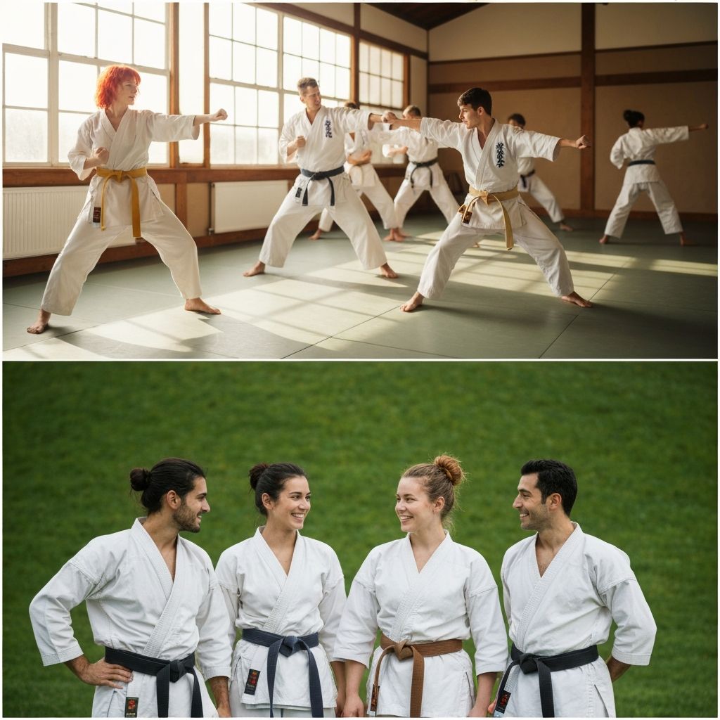 Training to fight but choosing words and friendship