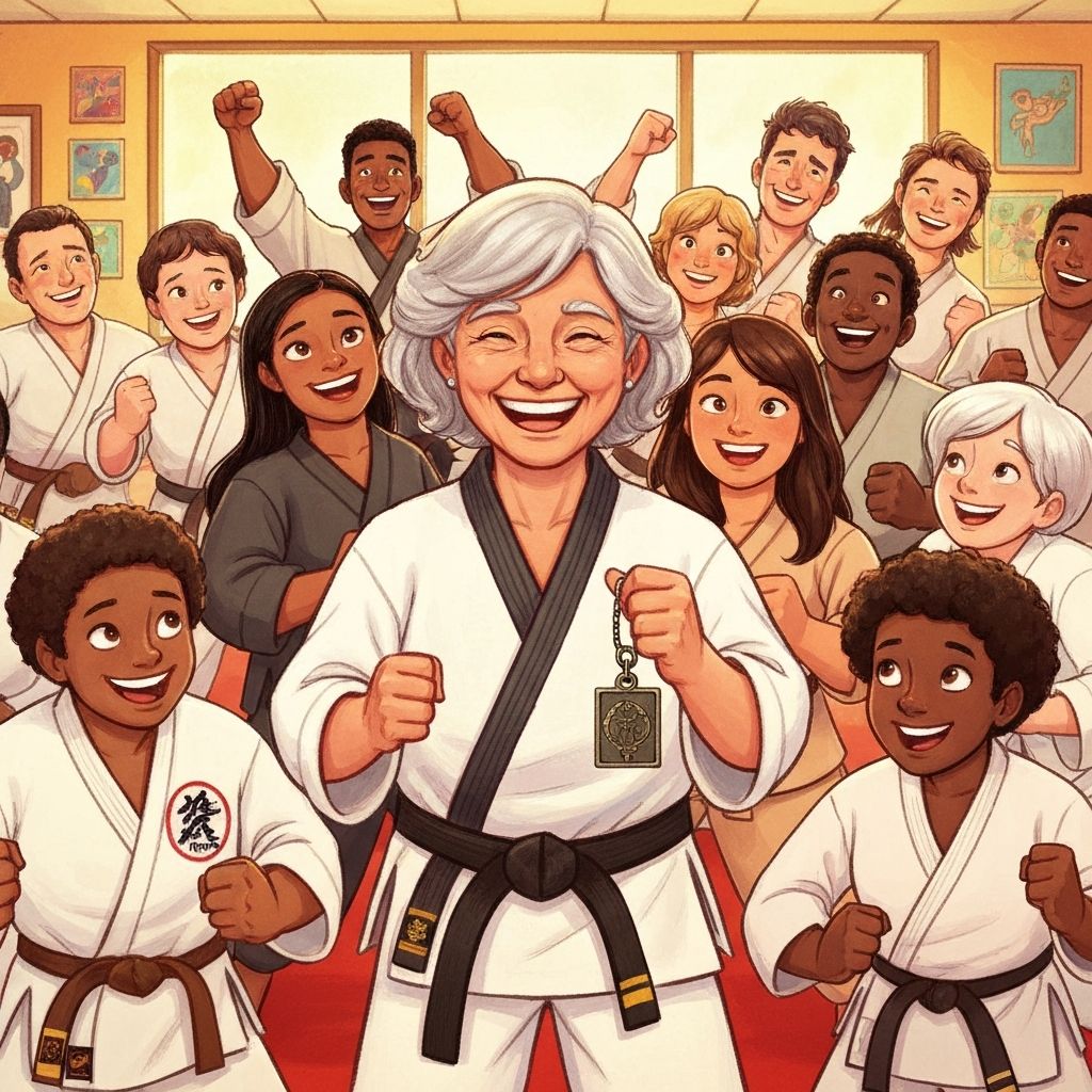 The man with the smile and his friends from around the world